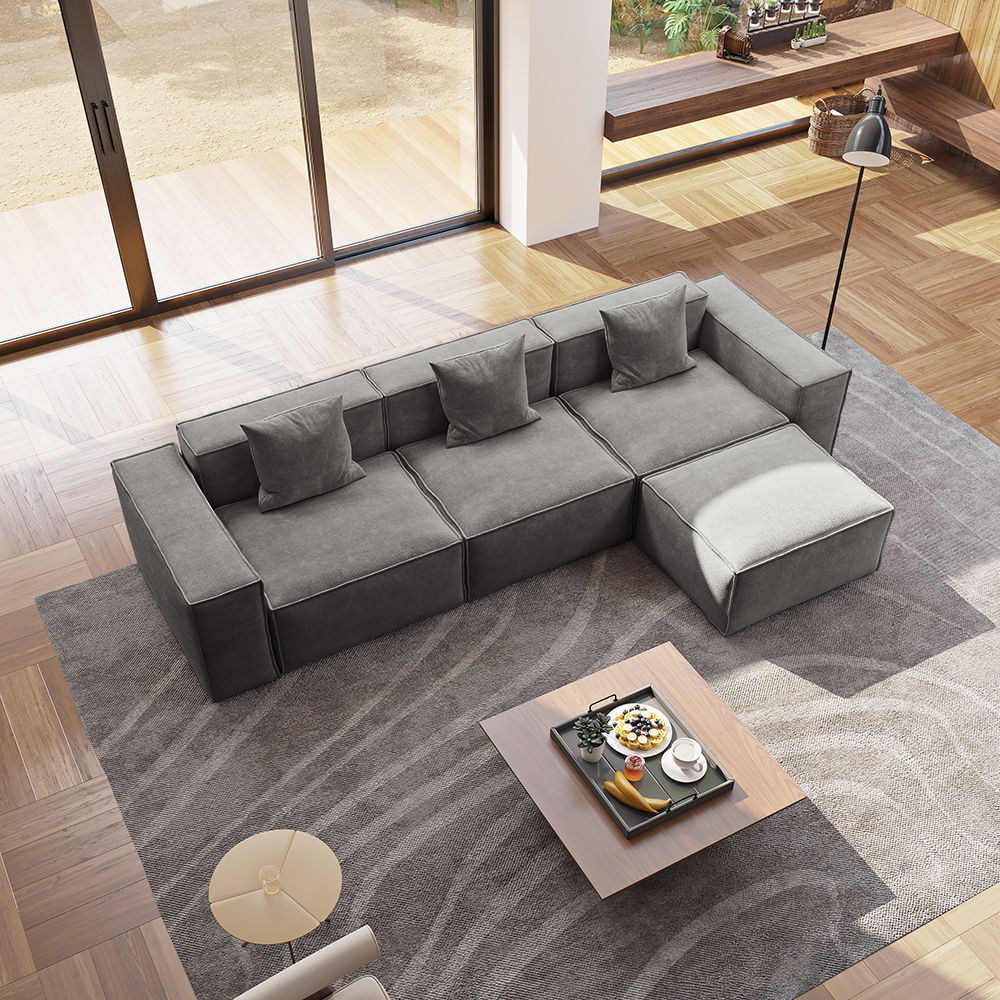 Dark Gray Fabric Sofas & Loveseats