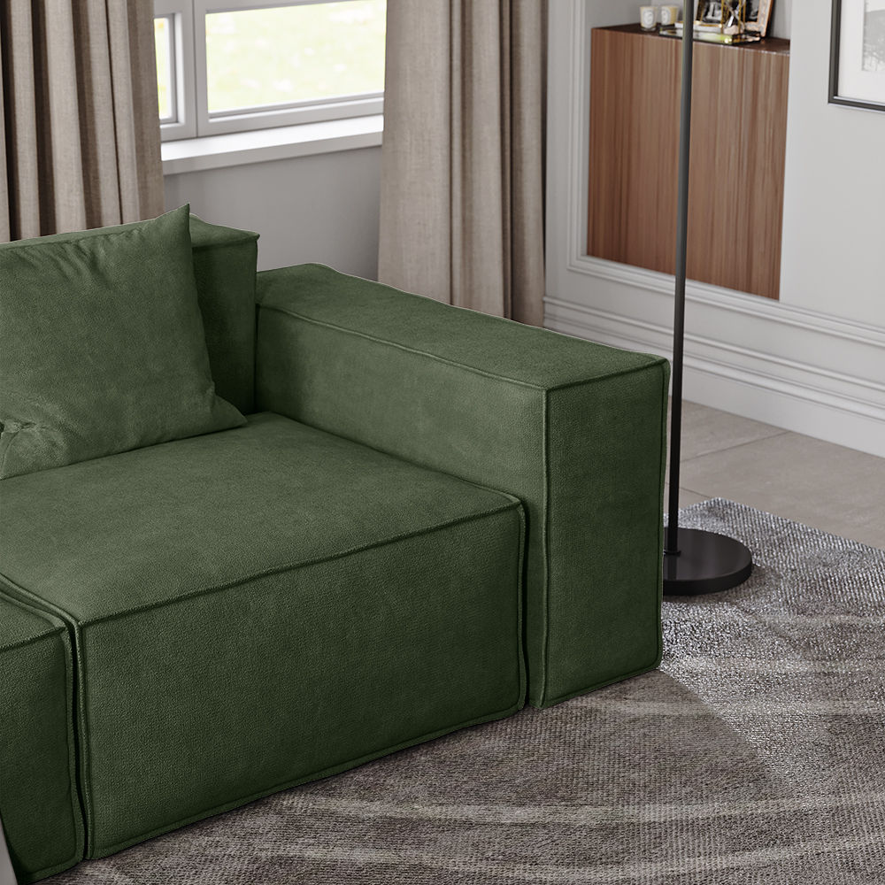 Green Fabric Sofas & Loveseats