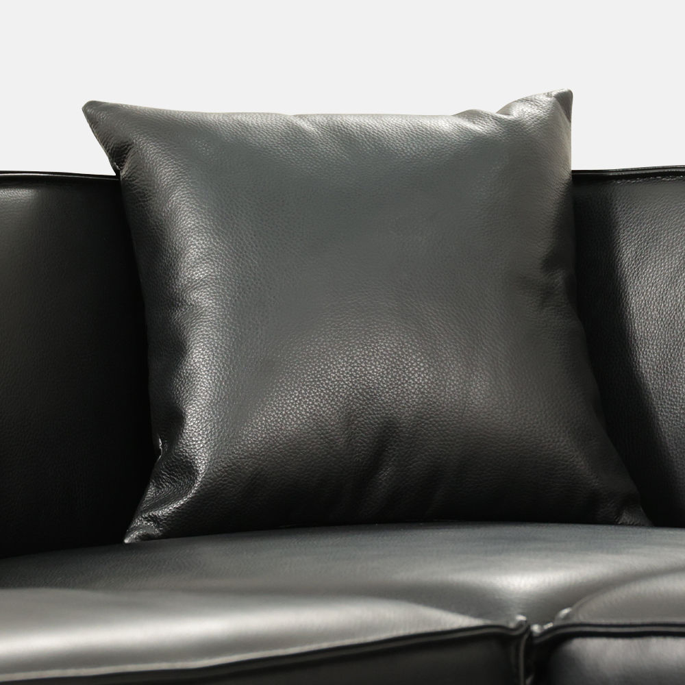 Black Leather Sofas & Loveseats