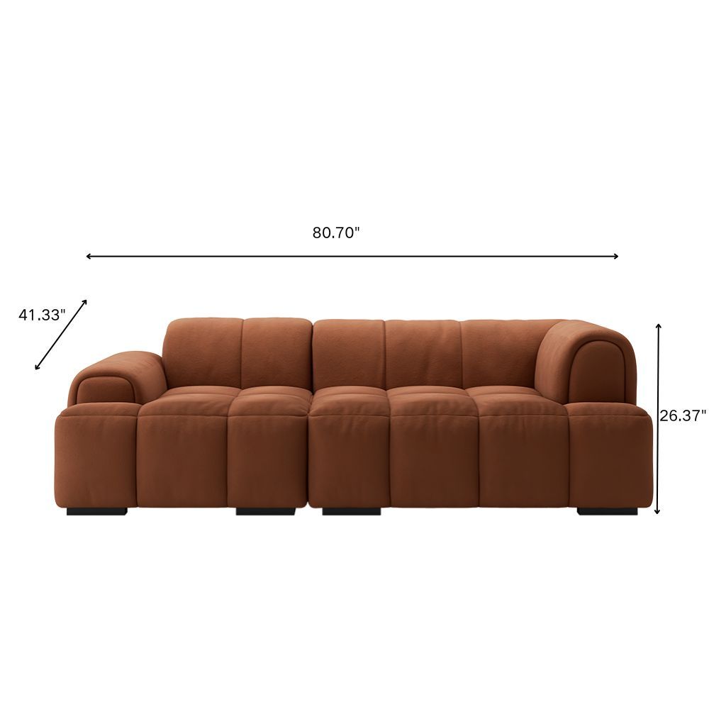 Brown Fabric Sofas & Loveseats