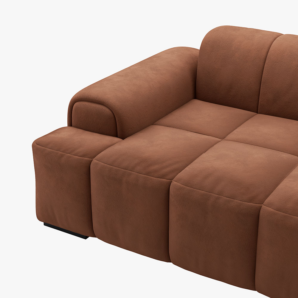 Brown Fabric Sofas & Loveseats