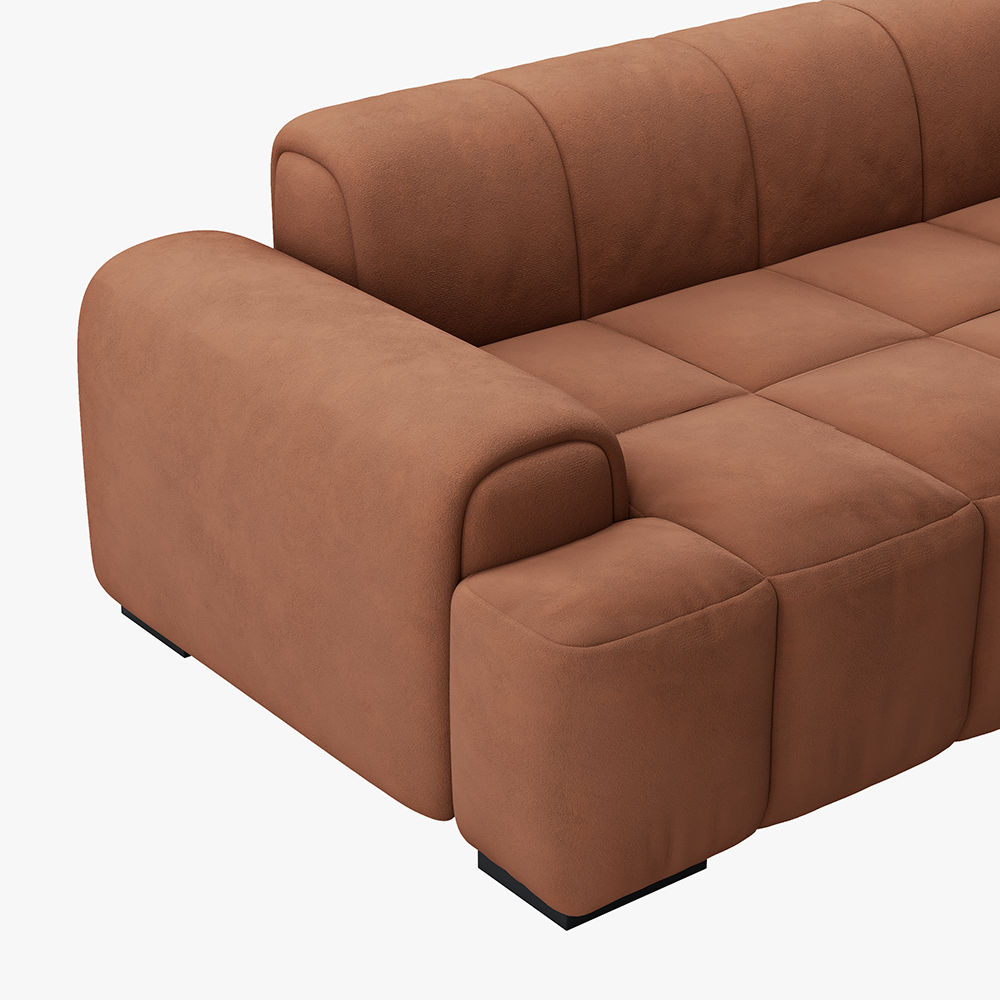 Brown Fabric Sofas & Loveseats