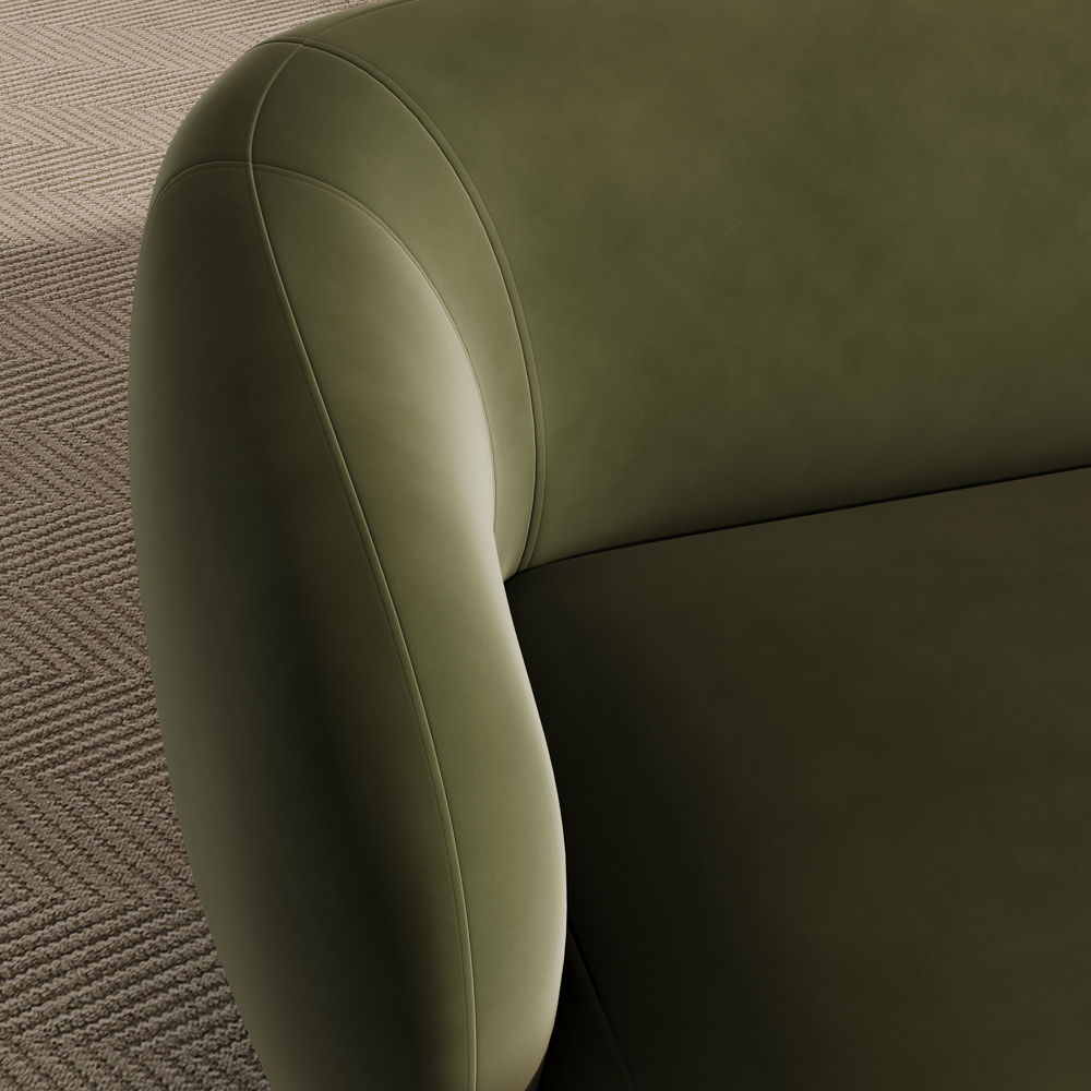 Green Flannelette Sofas & Loveseats