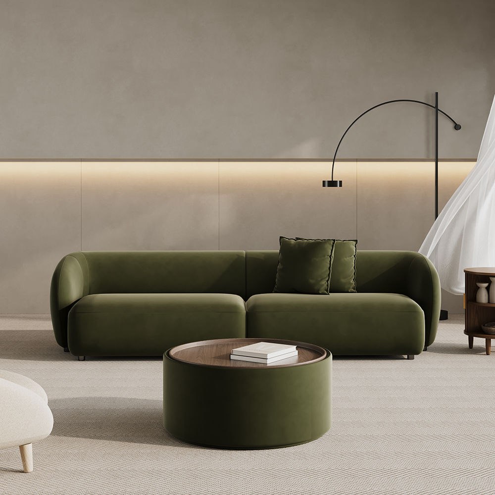 Green Flannelette Sofas & Loveseats