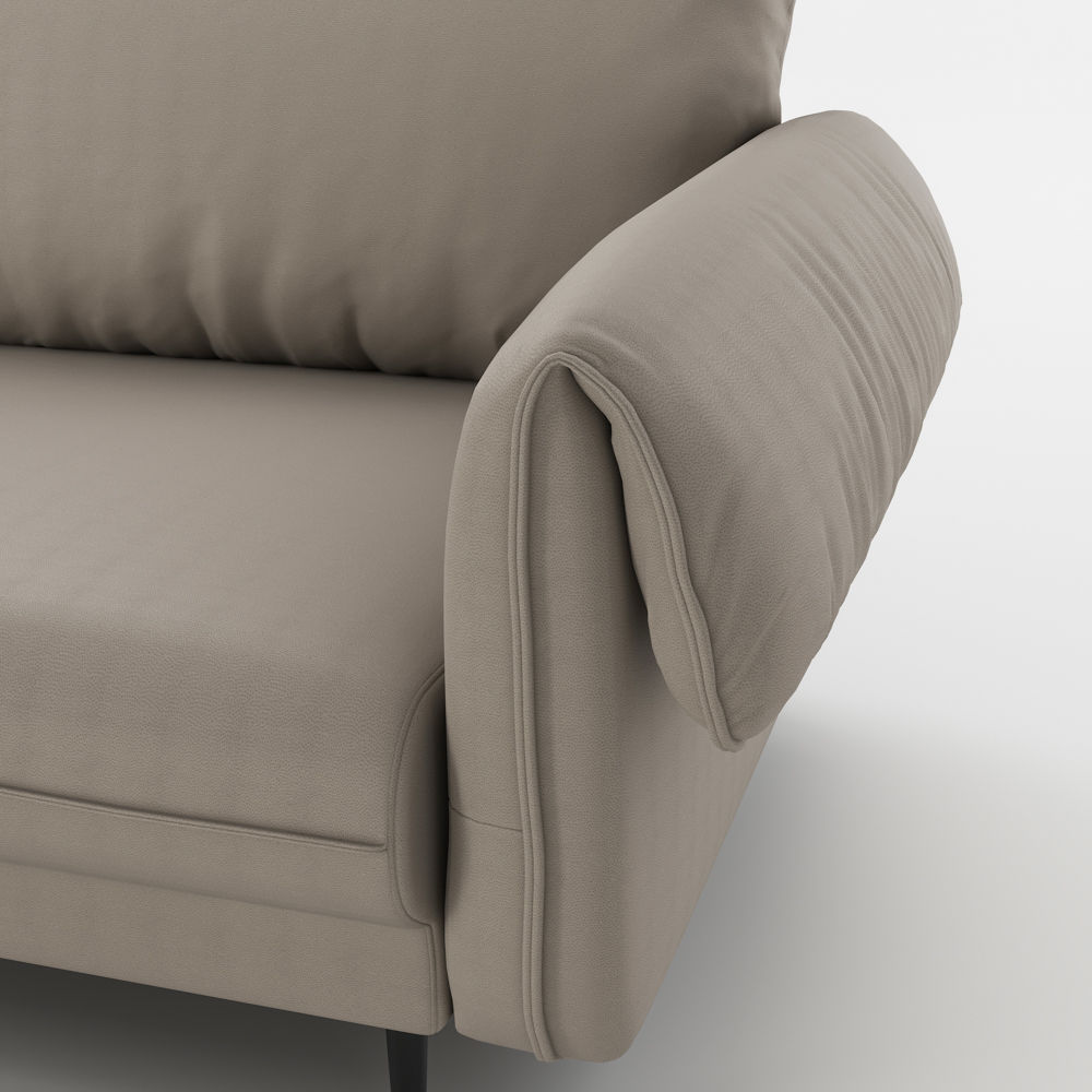 Solid Wood Beige Fabric Sofas & Loveseats