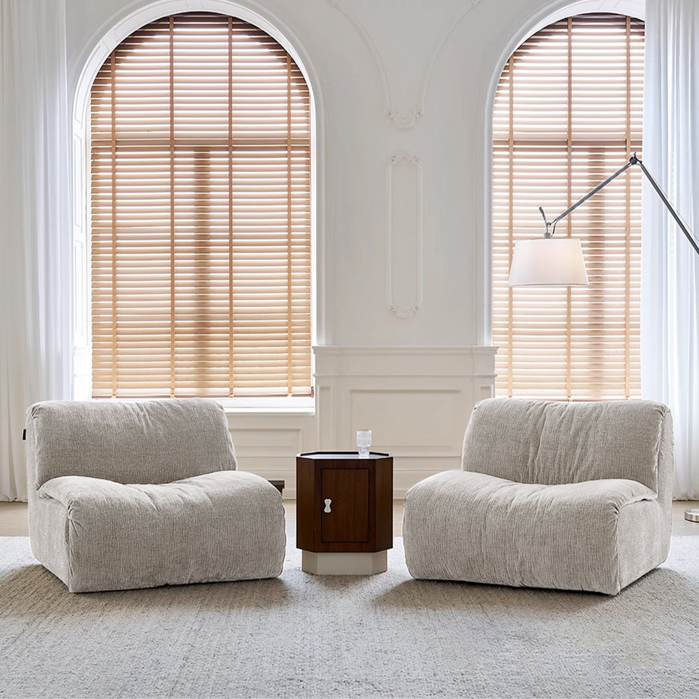 Sponge White Chenille Sofas & Loveseats