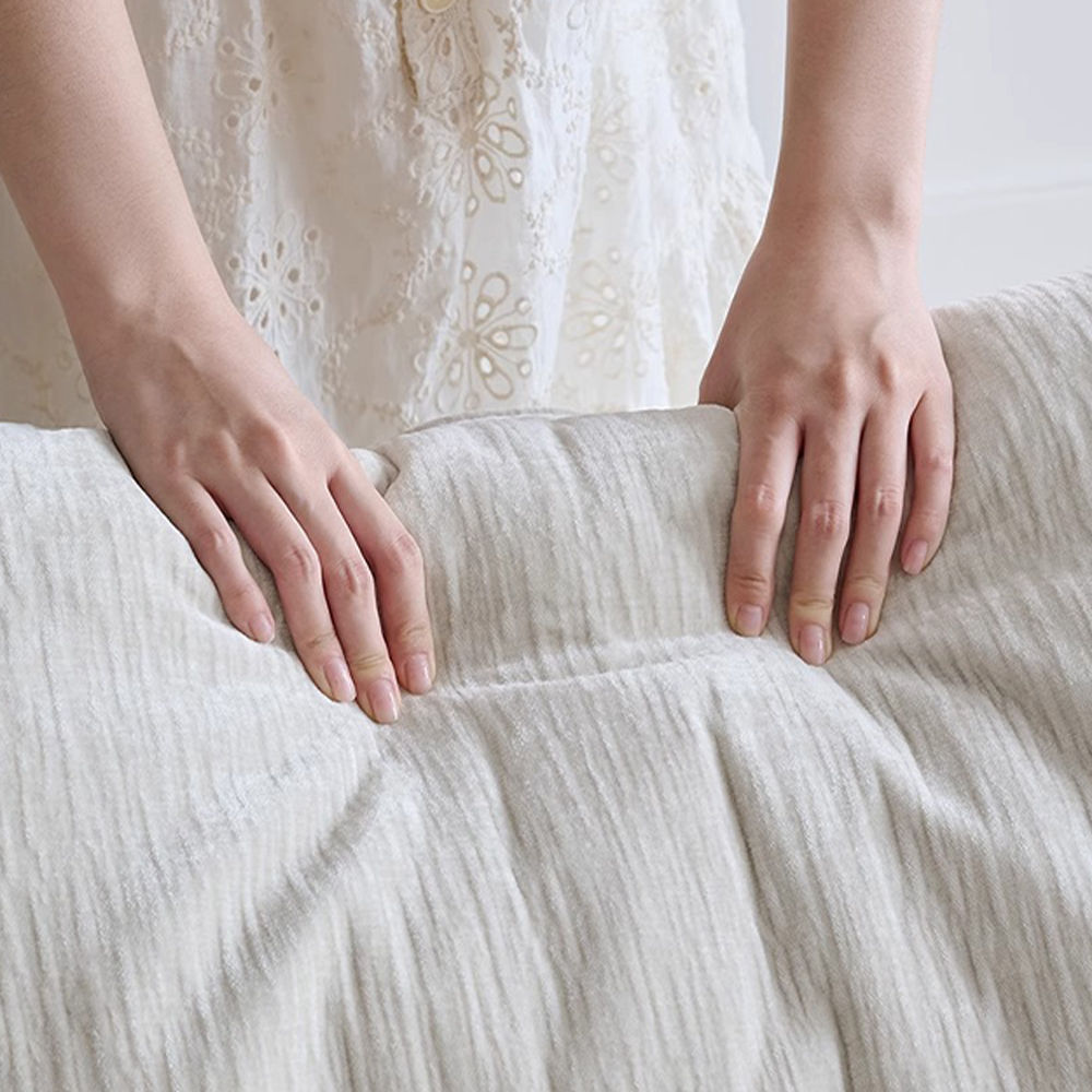Partly Assemble White Chenille Sofas & Loveseats
