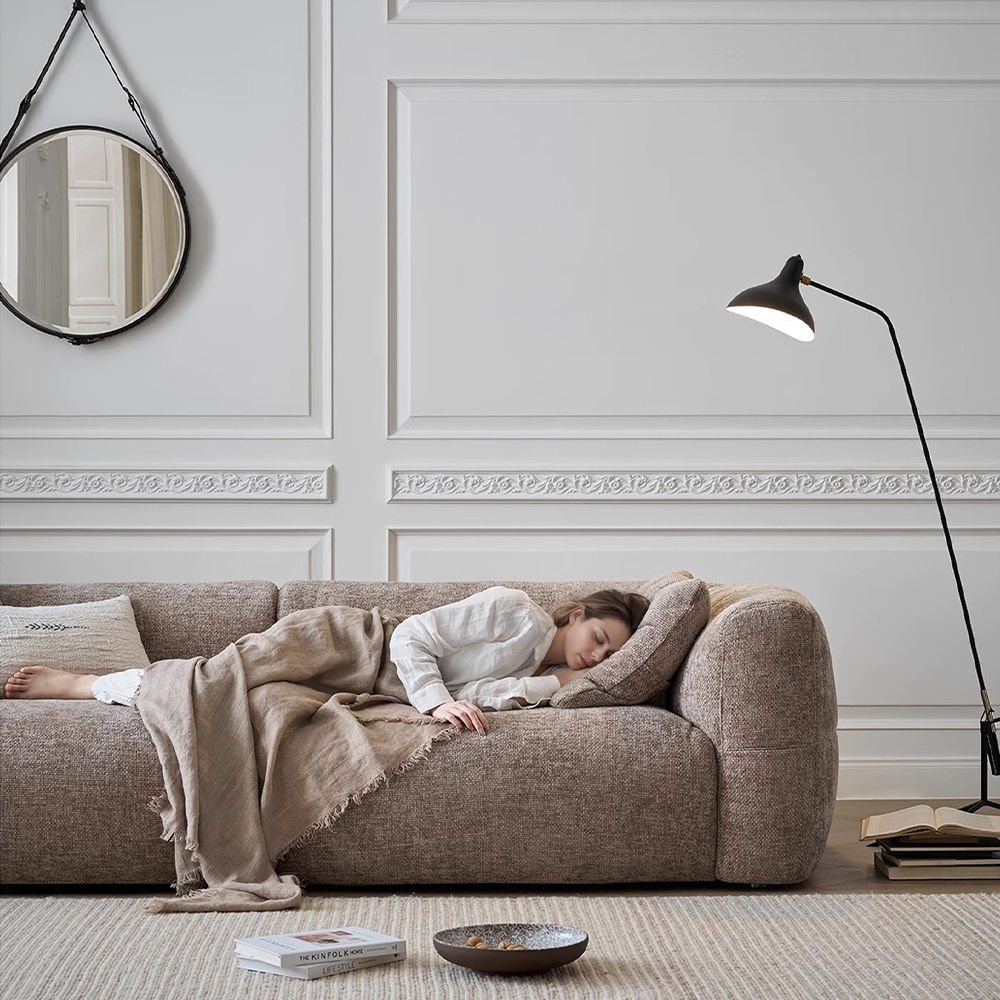 Modern Brown Chenille Sofas & Loveseats