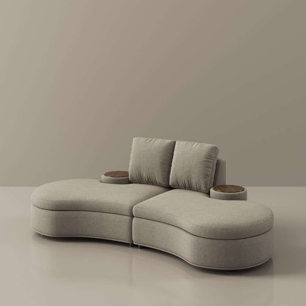 Fabric Gray Fabric Sofas & Loveseats