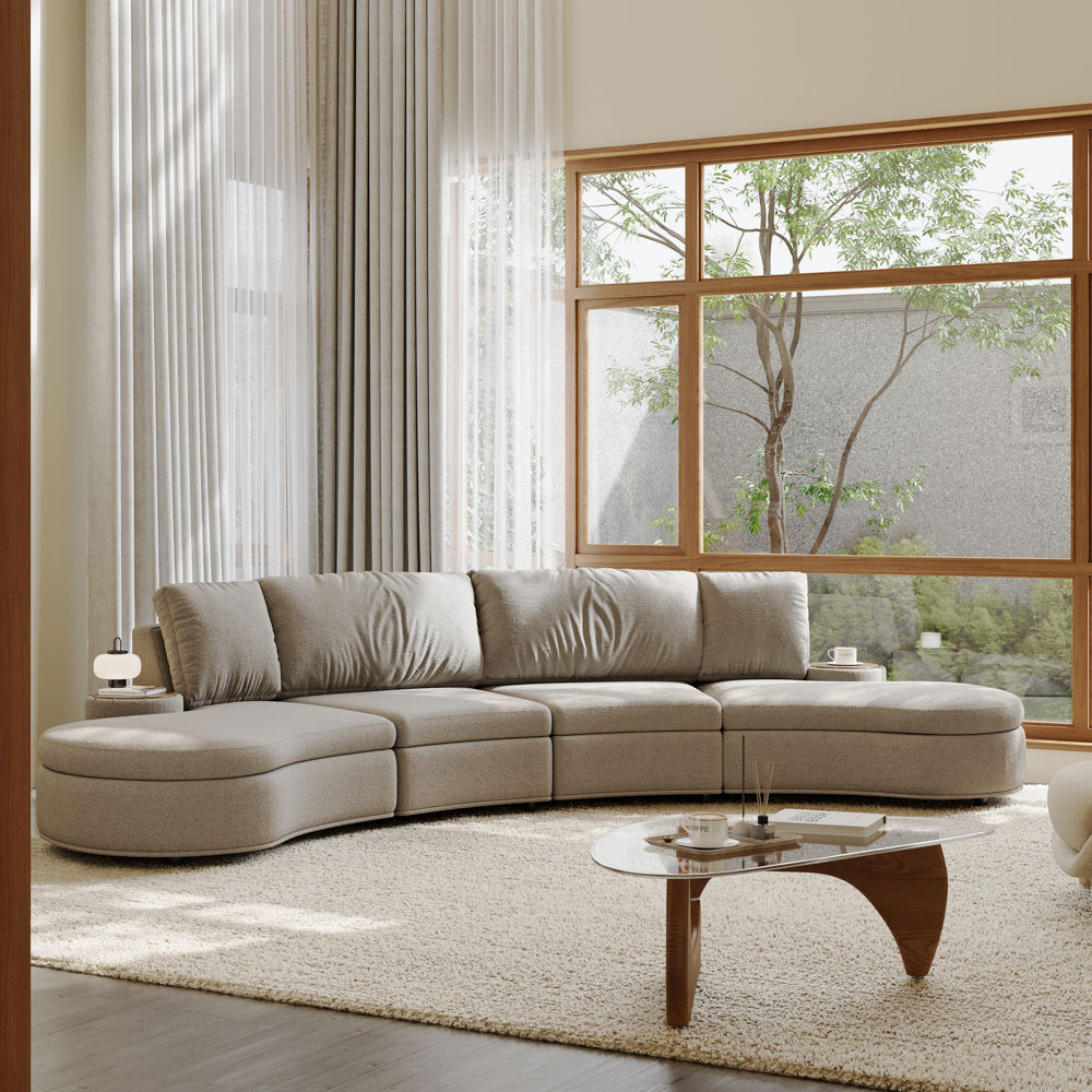 Sectionals Gray Fabric Sofas & Loveseats