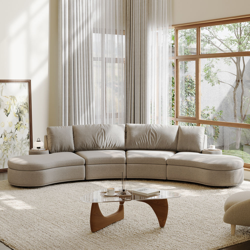 Fabric Gray Fabric Sofas & Loveseats