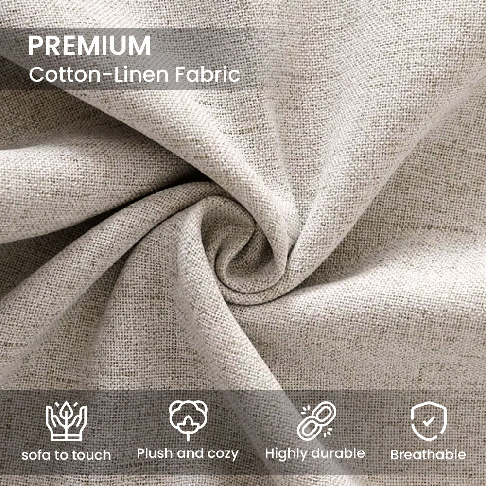 Curved Sofas Gray Fabric Sofas & Loveseats
