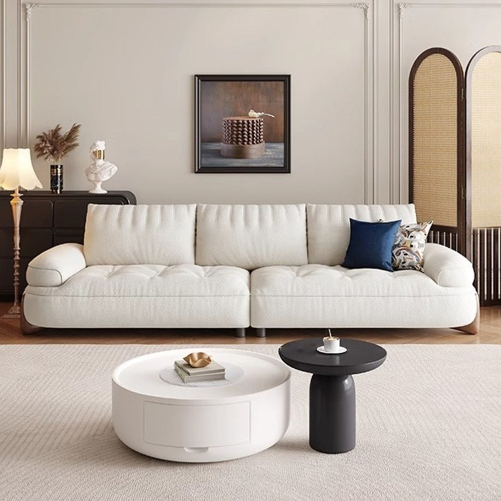 Sofas & Loveseats Beige Fabric Sofas & Loveseats