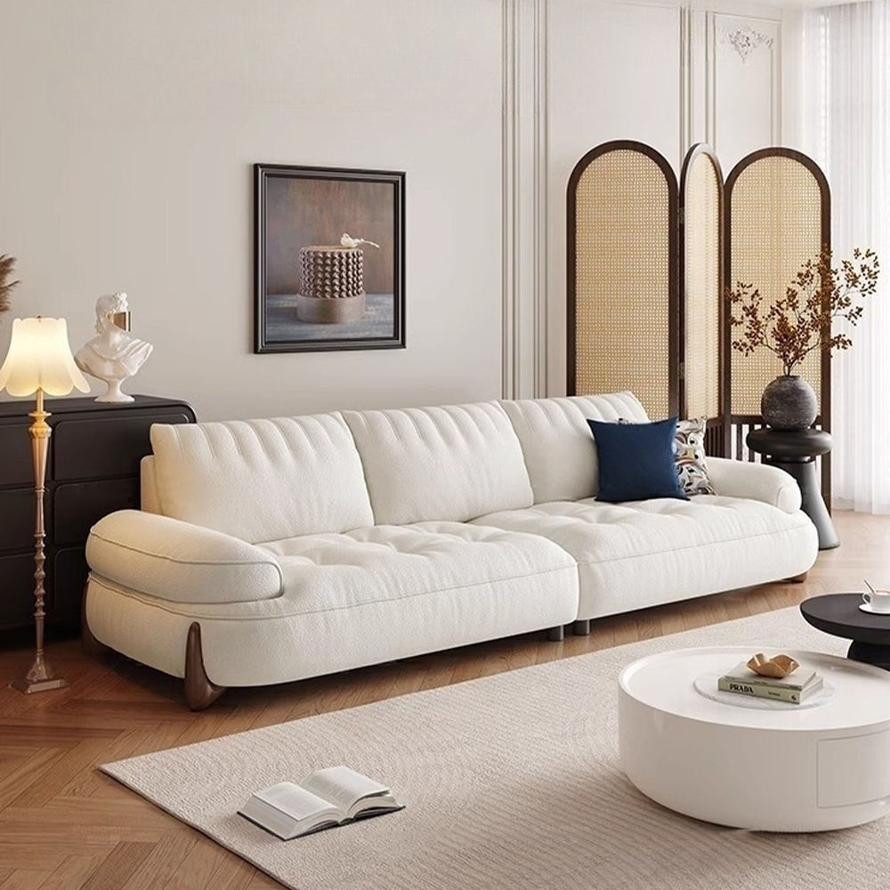 Modern Beige Fabric Sofas & Loveseats