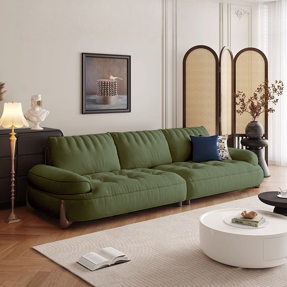 Partly Assemble Beige Fabric Sofas & Loveseats