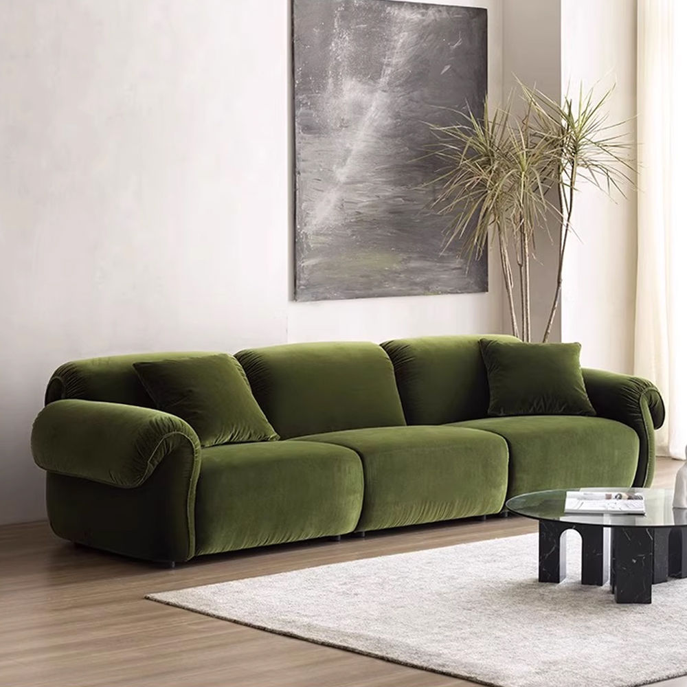 Pure Color Green Chenille Sofas & Loveseats