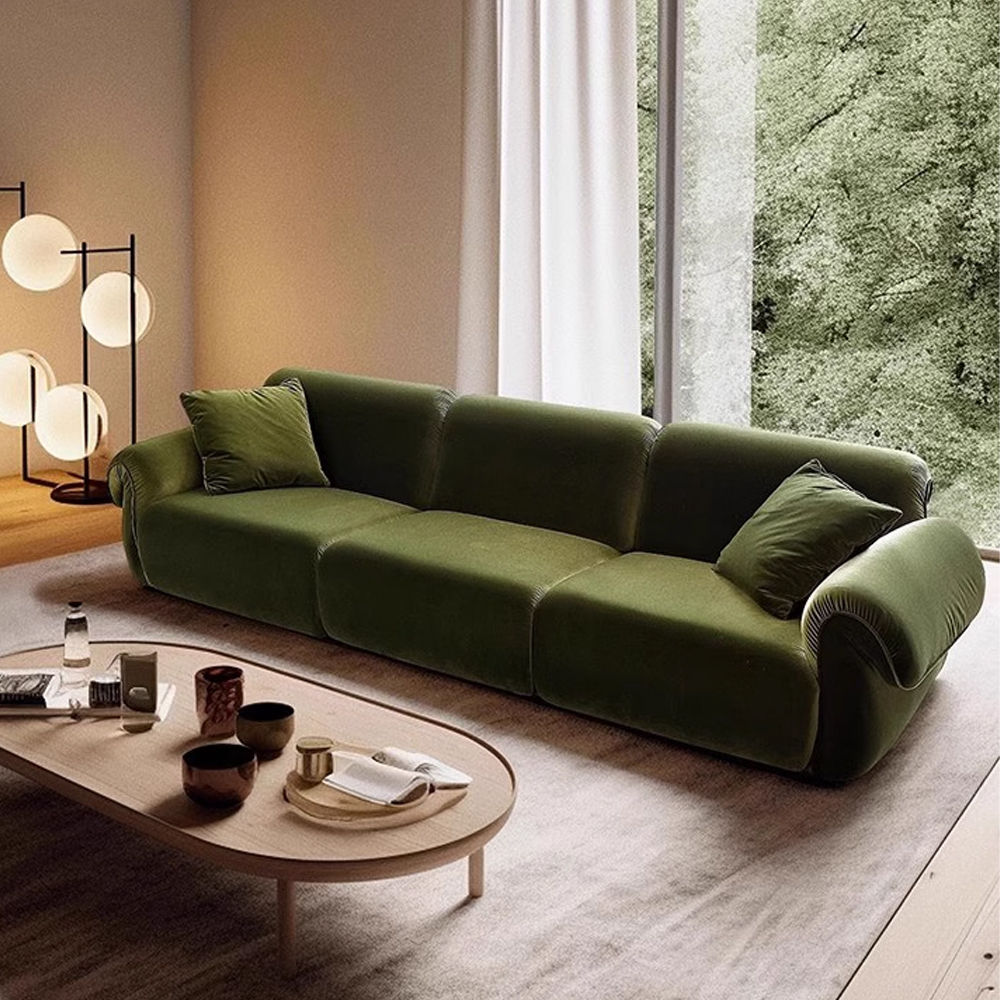 Sectionals Green Chenille Sofas & Loveseats