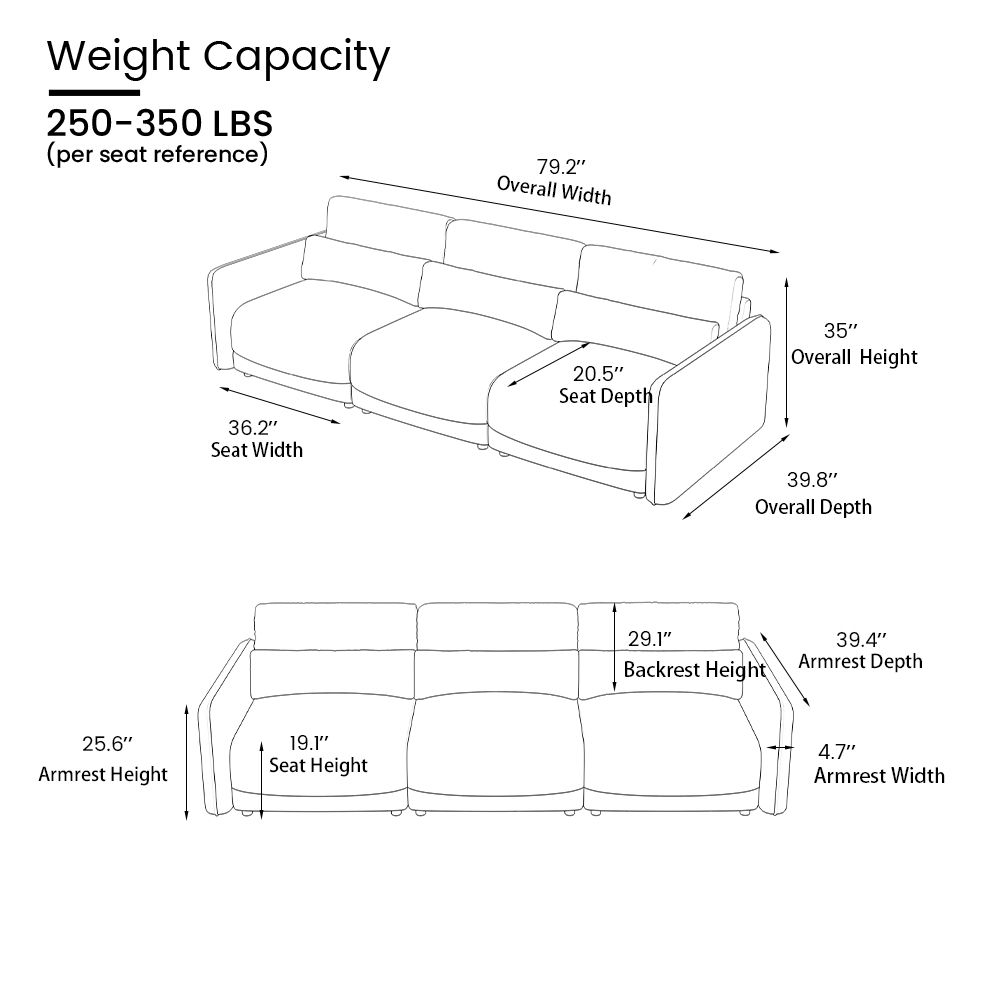 Partial Assembly Required Green Chenille Sofas & Loveseats