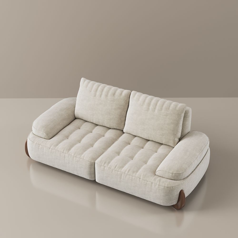 Beige Fabric Sofas & Loveseats