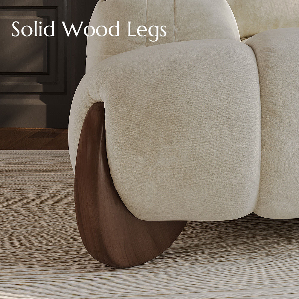 Modern Beige Fabric Sofas & Loveseats