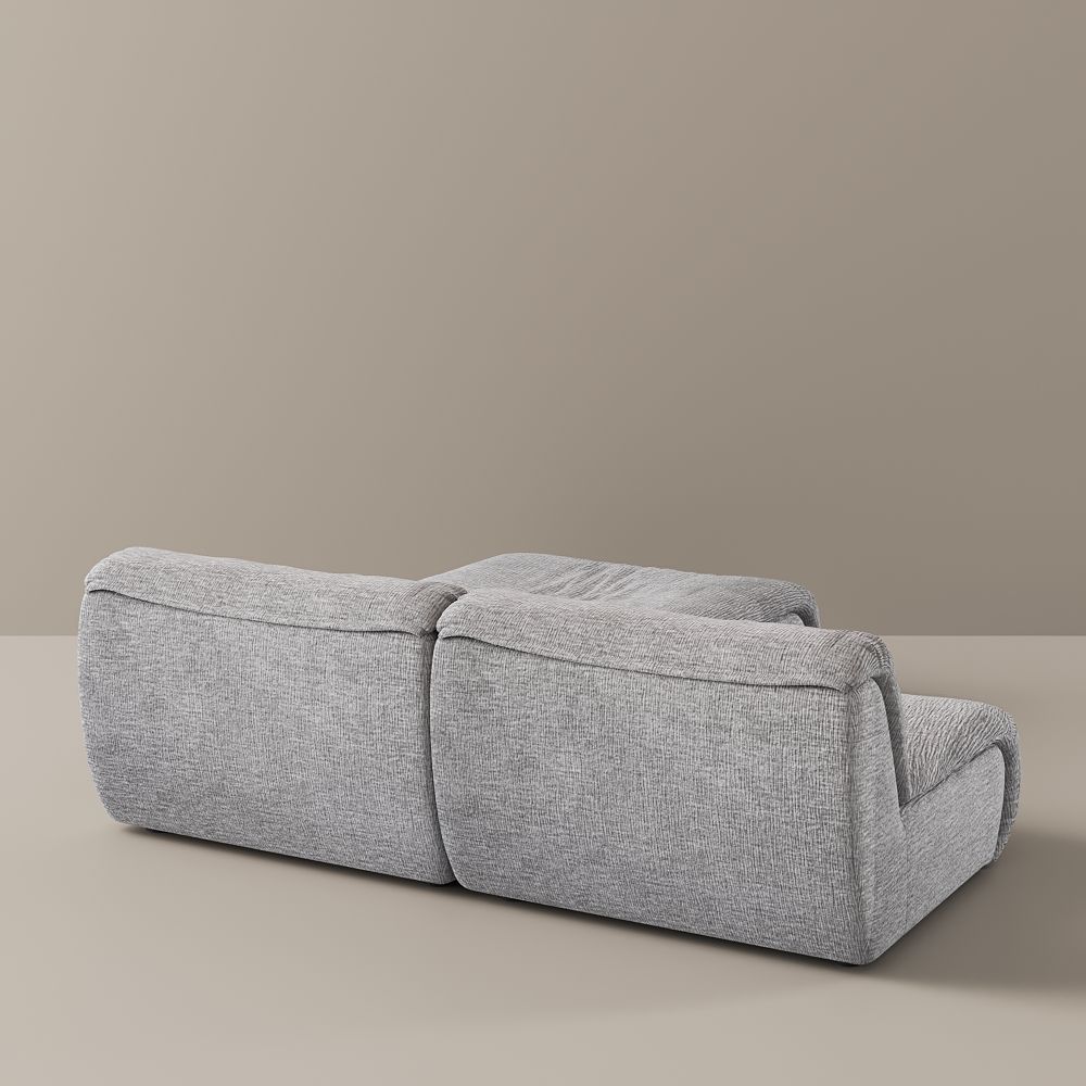 Sofas & Loveseats Light Gray Chenille Sofas & Loveseats