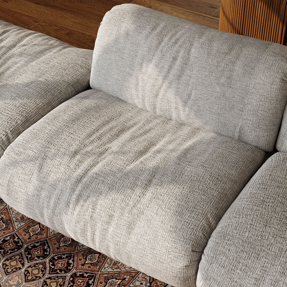 Apartment Light Gray Chenille Sofas & Loveseats