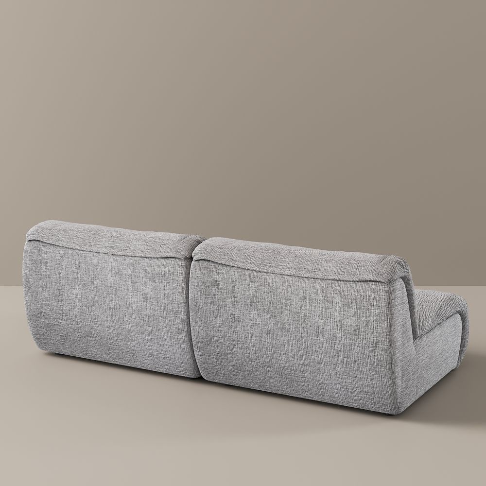 Comfortable Light Gray Chenille Sofas & Loveseats
