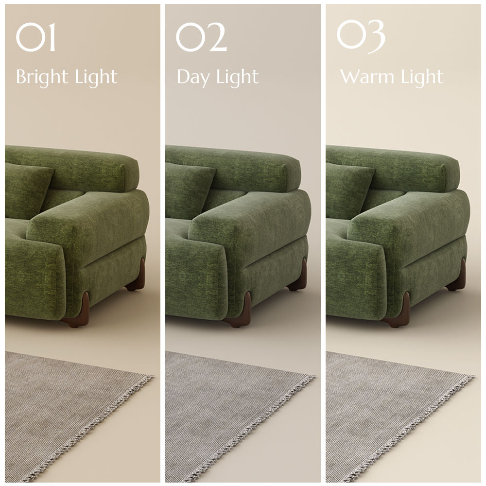 Green Green Chenille Sofas & Loveseats