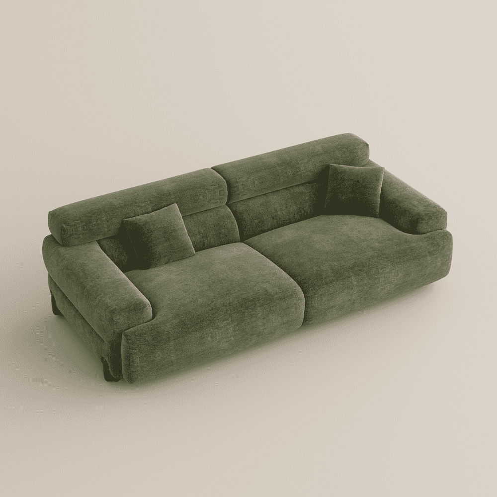 Chenille Green Chenille Sofas & Loveseats