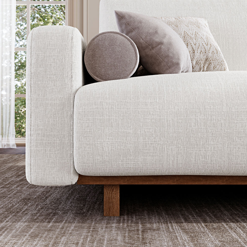 Modern Beige Chenille Sofas & Loveseats