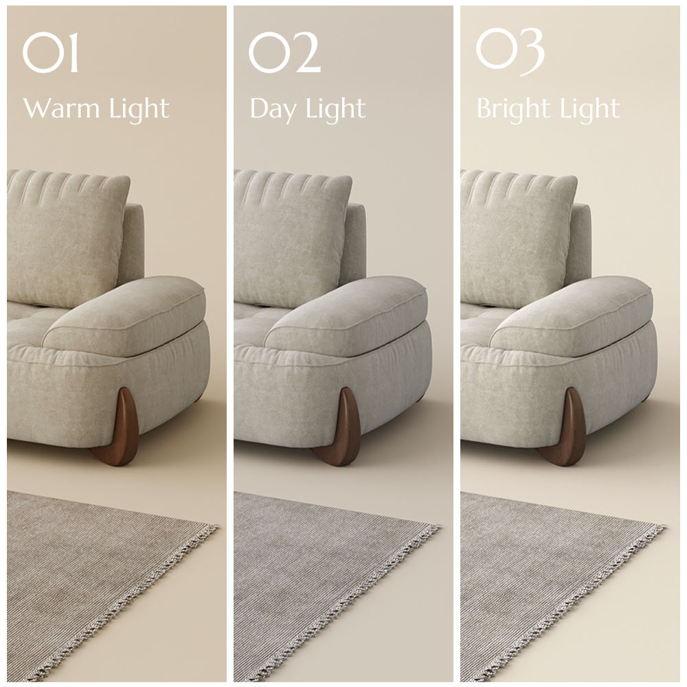 Partly Assemble Beige Fabric Sofas & Loveseats