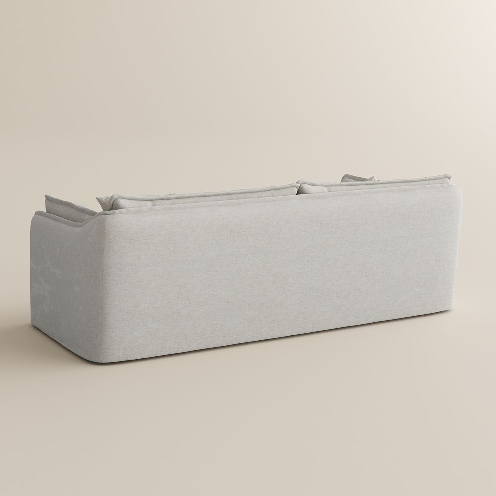 Comfortable Beige Cotton and Linen Sofas & Loveseats