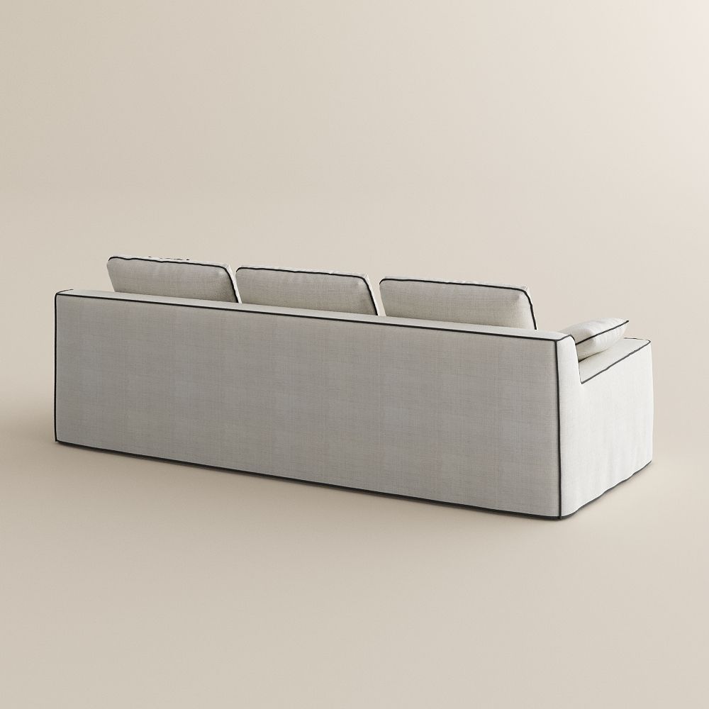 Comfortable Beige Cotton and Linen Sofas & Loveseats