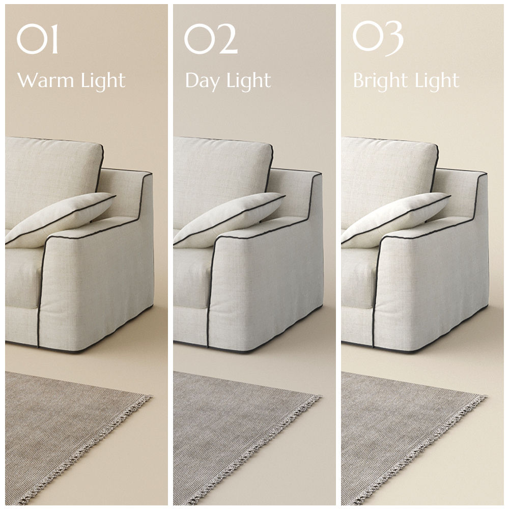 Medium Beige Cotton and Linen Sofas & Loveseats