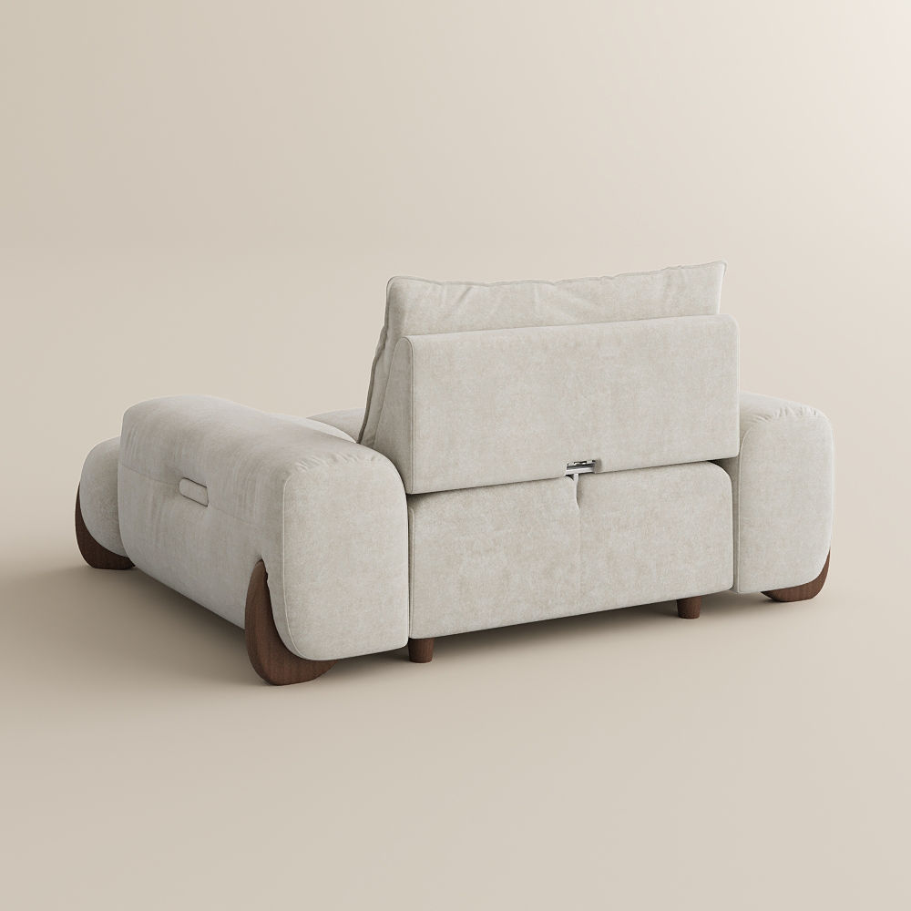 2 Seaters Beige Fabric Sofas & Loveseats