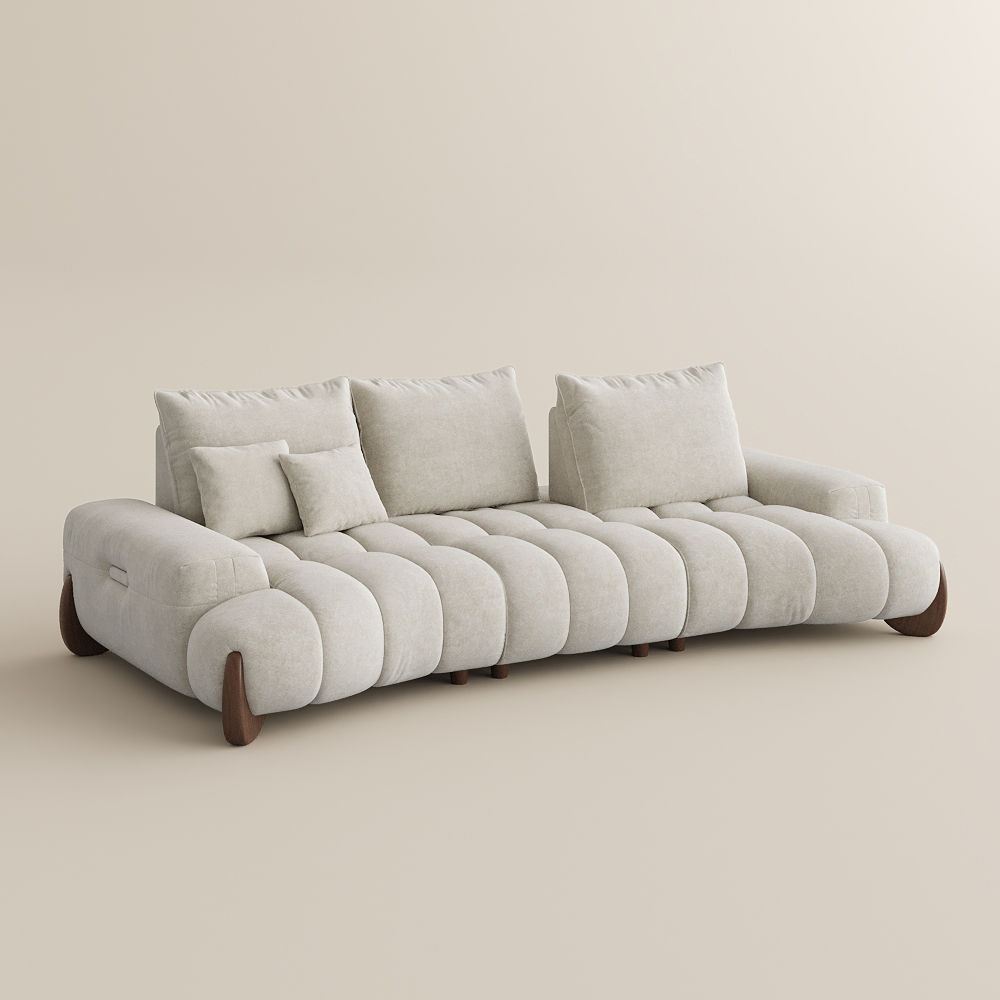 Recliner Beige Fabric Sofas & Loveseats