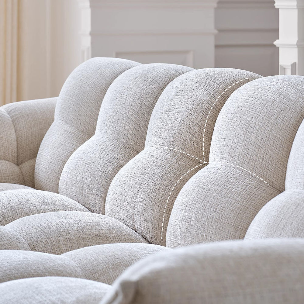 Cotton Beige Chenille Sofas & Loveseats