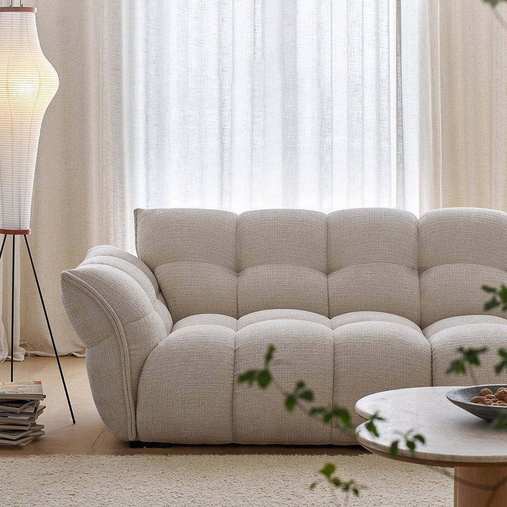 Living Room Beige Chenille Sofas & Loveseats