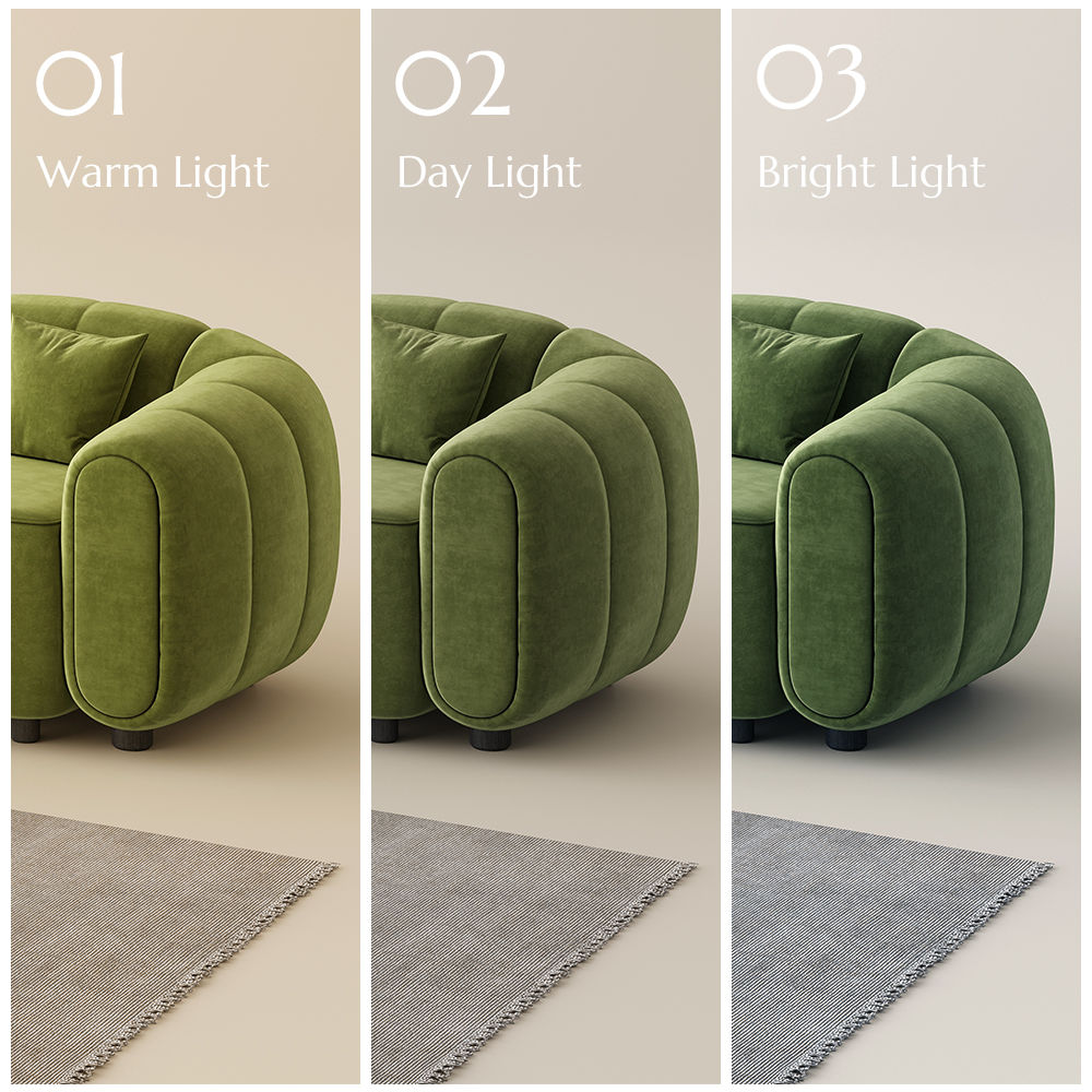 Living Room Green Velvet Sofas & Loveseats