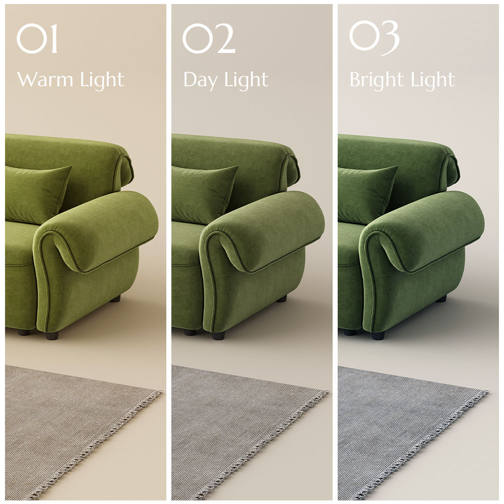 Pure Color Green Chenille Sofas & Loveseats