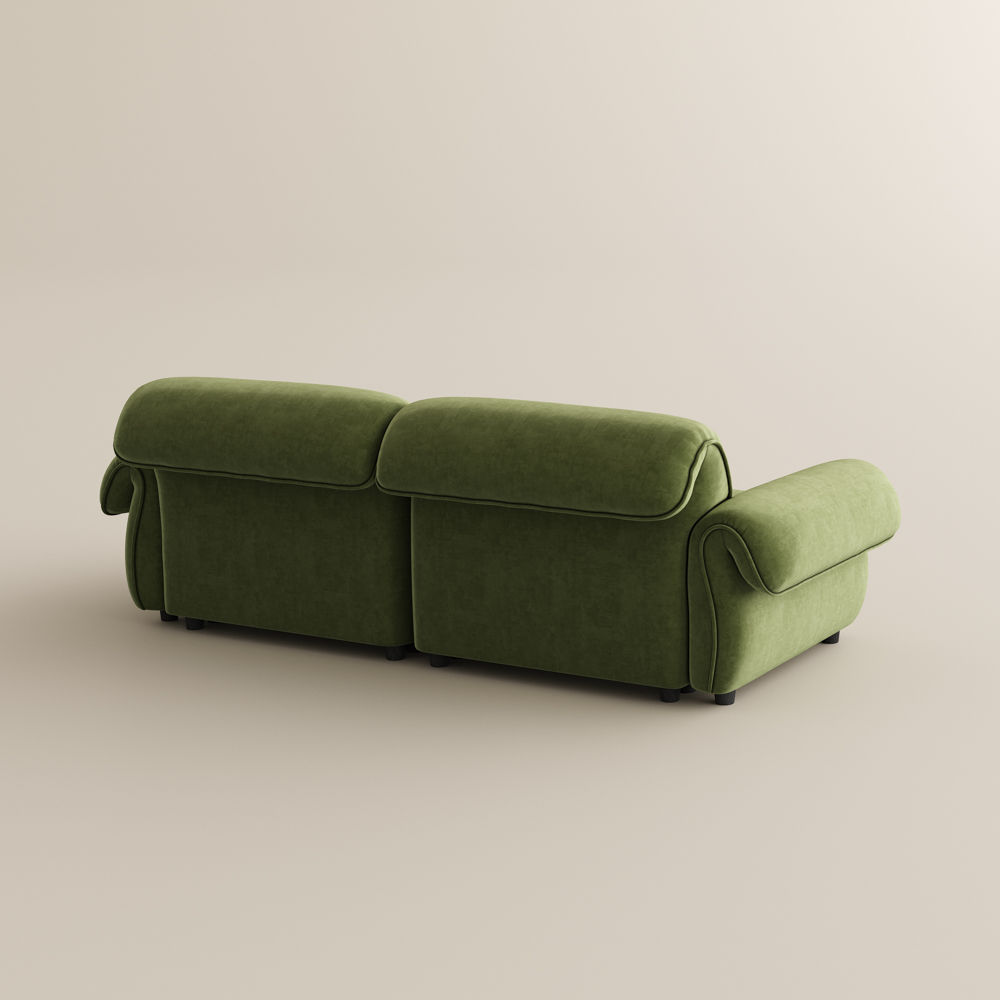 Sectionals Green Chenille Sofas & Loveseats