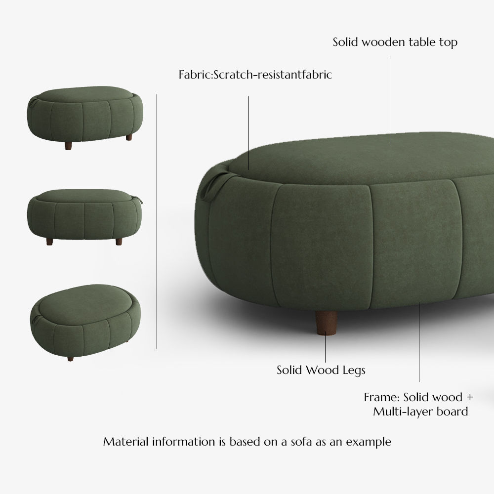 Medium Green Fabric Sofas & Loveseats