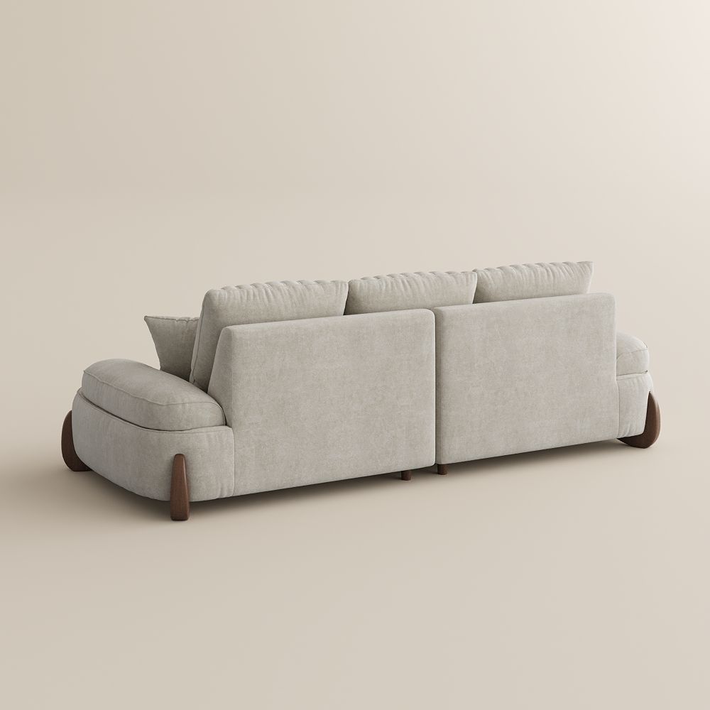 Pet Friendly Beige Fabric Sofas & Loveseats