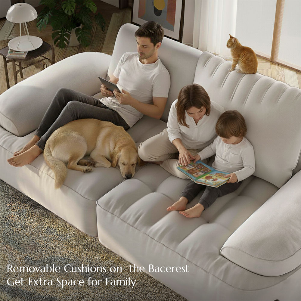 Partial Assembly Required Beige Fabric Sofas & Loveseats
