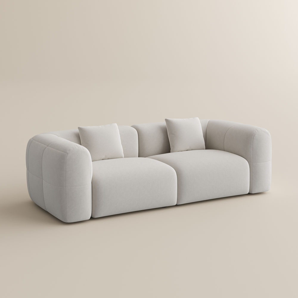 2-3 Seater Beige Pet-Friendly Fabric Sofas & Loveseats