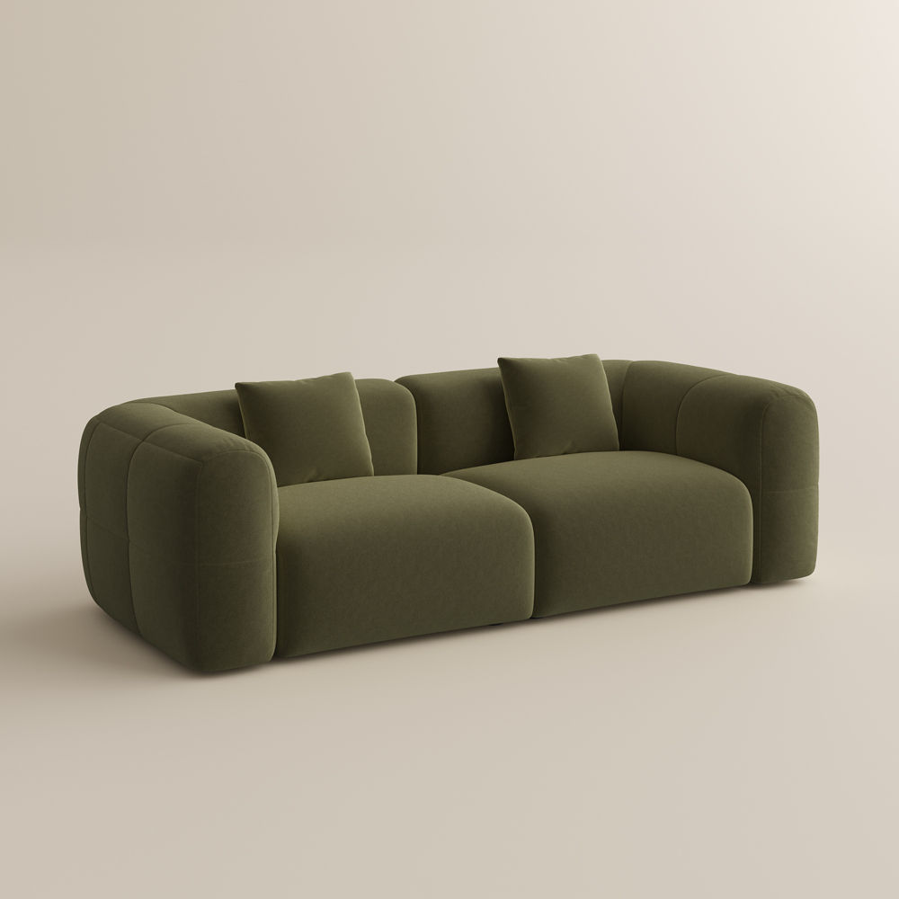 Relaxed Green Pet-Friendly Fabric Sofas & Loveseats