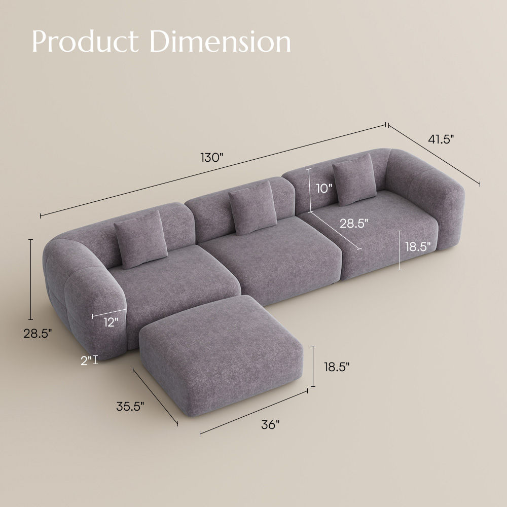 Chenille Puce Chenille Sofas & Loveseats