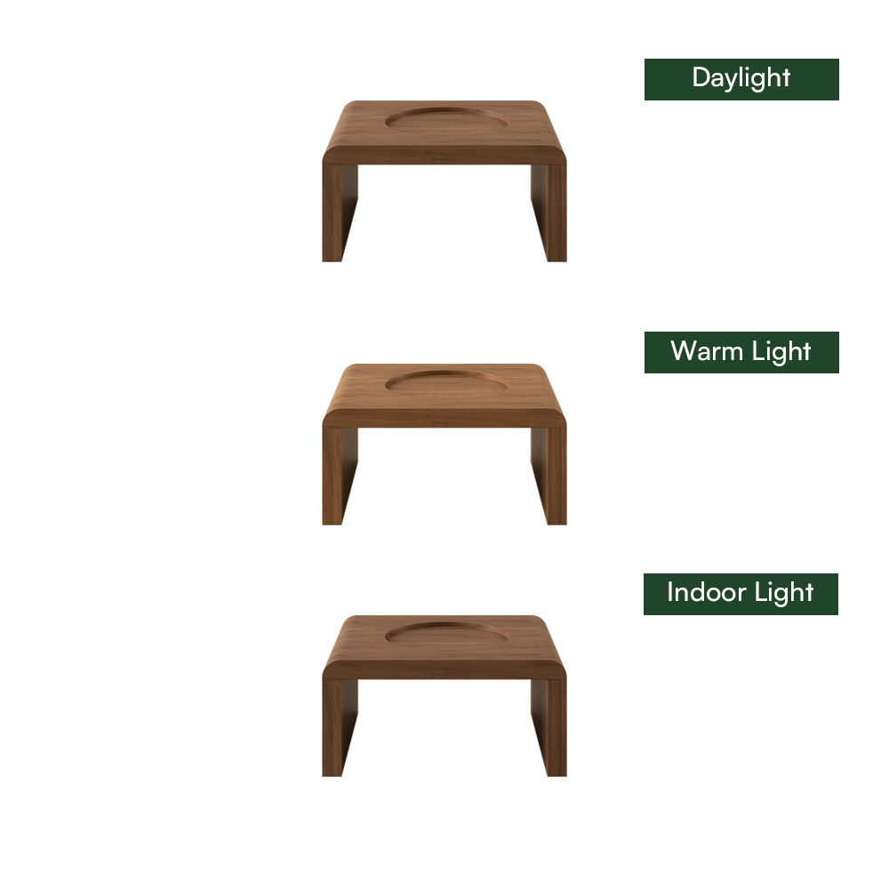 Walnut Color MDF Tables