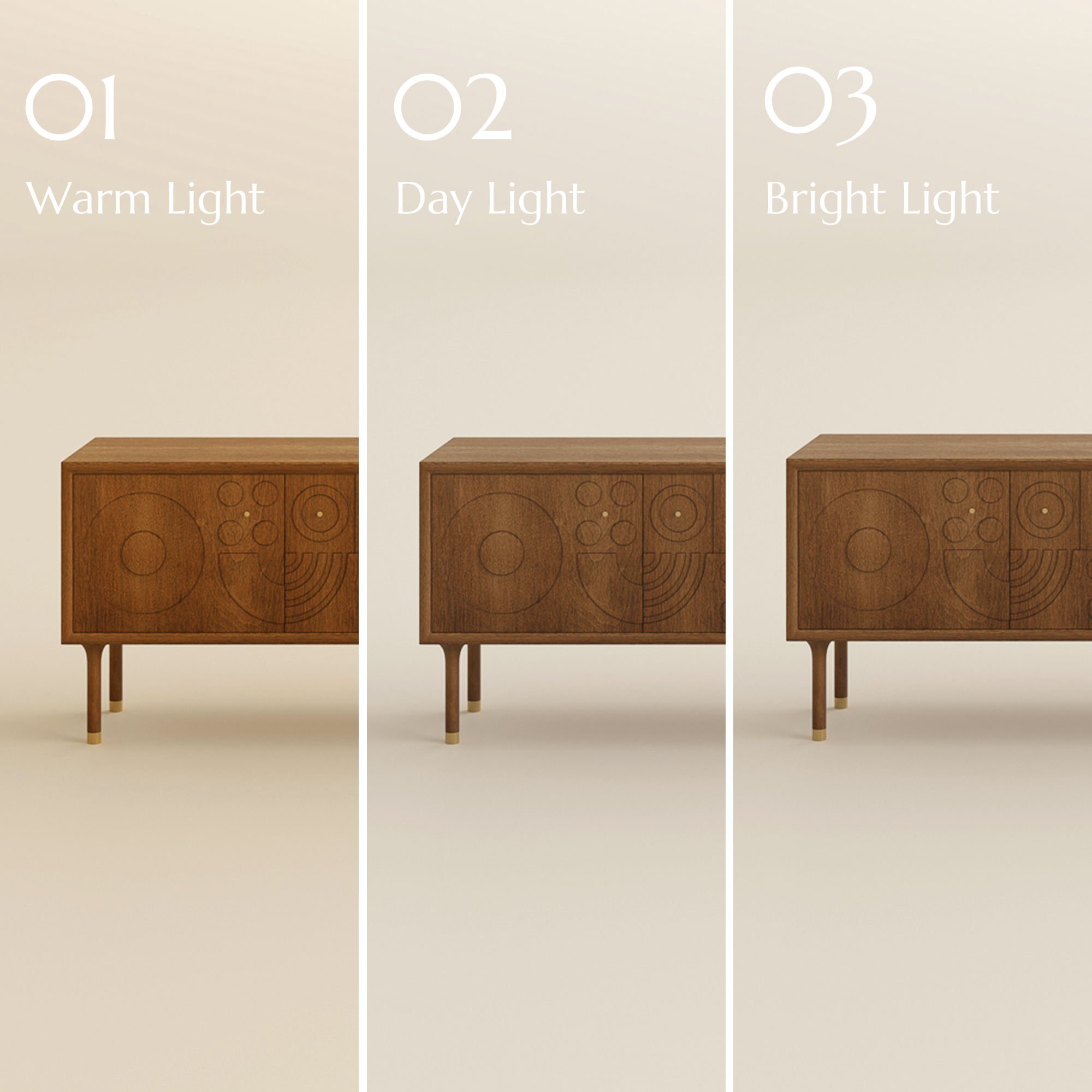 with Storage Walnut Color MDF TV Stands