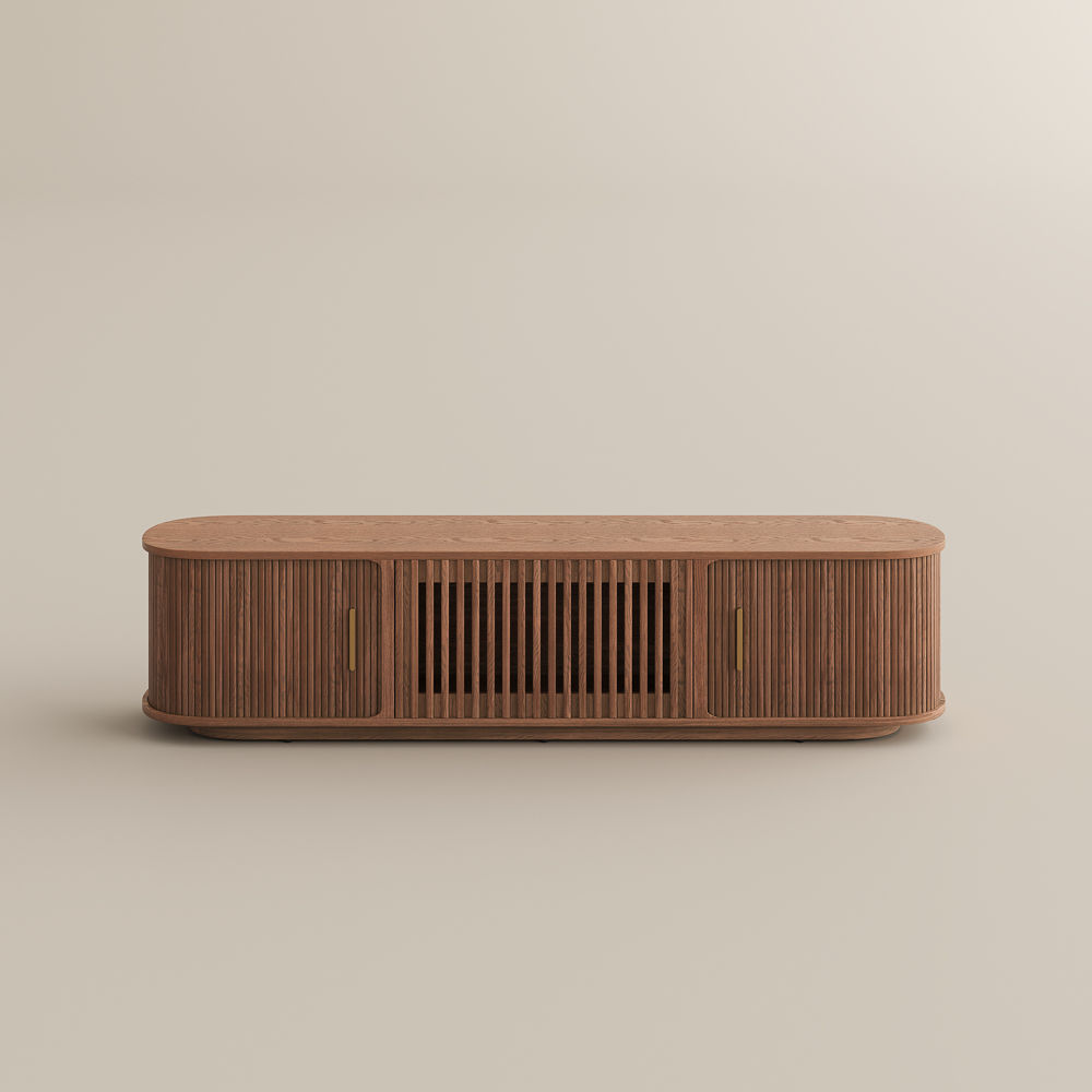 Brown Walnut Color TV Stands